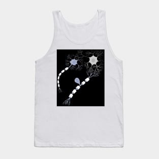 Neural Odyssey: Elaborate Pen and Ink Pathway Tank Top